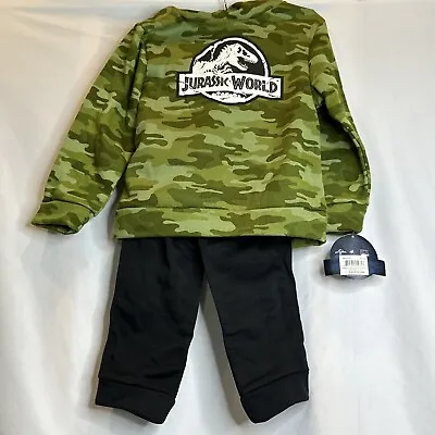 Buy Jurassic Park World Sweatsuit 5/6 SM Kids Hoody 2PC Dinosaur Sweatshirt Pants • 19.60£