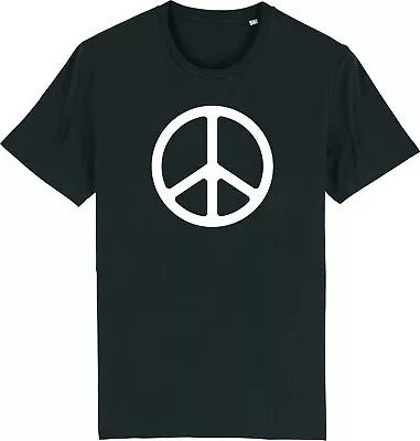 Buy Peace Symbol CND Sign Ban The Bomb - Retro T-Shirt • 9.95£