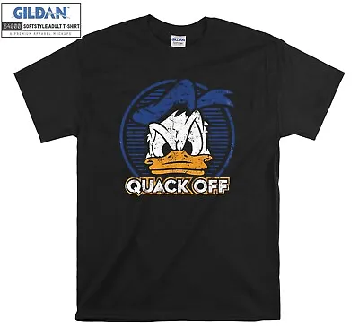 Buy Quack Off Donald Duck Figure T-shirt Gift Hoodie Tshirt Men Women Unisex A671 • 11.95£