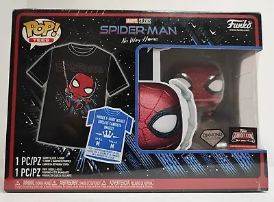 Buy Spiderman No Way Home Side M  Marvel Studio Diamond Collection Funko Pop! Tees • 45.29£