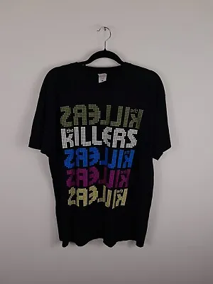 Buy The Killers Band Spellout Graphic Print T-shirt Size XL • 20£