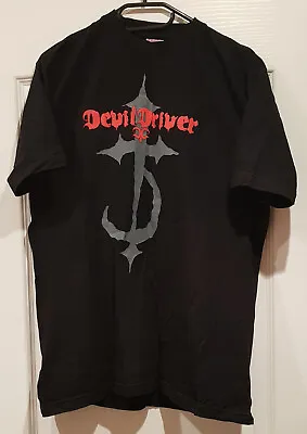 Buy DevilDriver - Defenders Of The Faith 2008 European Tour T-Shirt (Size Large, L) • 47.99£