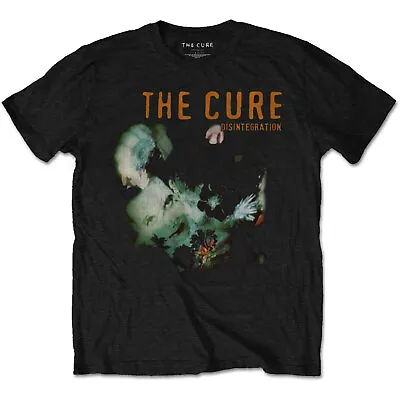 Buy Officially Licensed The Cure Disintegration Mens Black T Shirt The Cure Tee • 14.50£