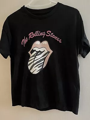 Buy Rolling Stones Band T-shirt Sample Age 9-10 Years Logo Kids Stitched Black  New  • 3.99£