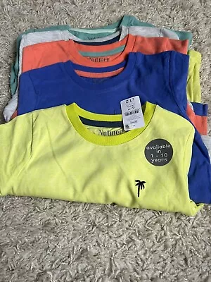 Buy Pack Of Five Boys Brights T Shirts Age 6-7 NEW • 3£