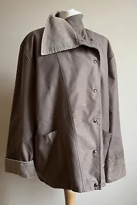 Buy Casual Jacket. Corduroy Trim. Popper Fastening. Poly/cotton. Size 16. VGC • 5.50£