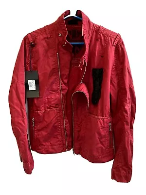Buy John Richmond-womens Jacket-red. Made In Italy. Its Only Rock N Roll-buttons. • 50£