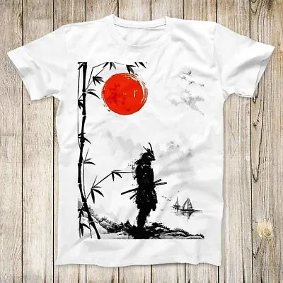 Buy Samurai Japan Red Limited Edition Sunset T Shirt Meme Unisex Top Tee 3126 • 6.35£