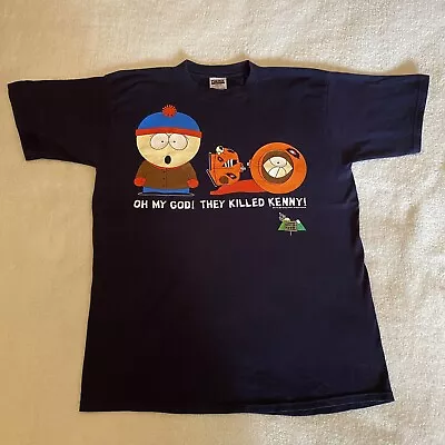 Buy South Park Comedy Central Sky One 1997 T-Shirt Size XL Vintage Killed Kenny 90s • 30£