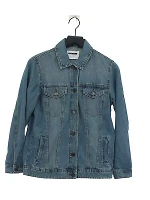 Buy Noisy May Women's Jacket XS Blue Cotton With Polyester, Viscose Bomber Jacket • 10.40£
