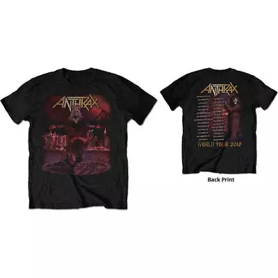 Buy Anthrax Unisex T-Shirt: Bloody Eagle World Tour 2018 (Back Print) (Ex-Tour) OFFI • 18.55£