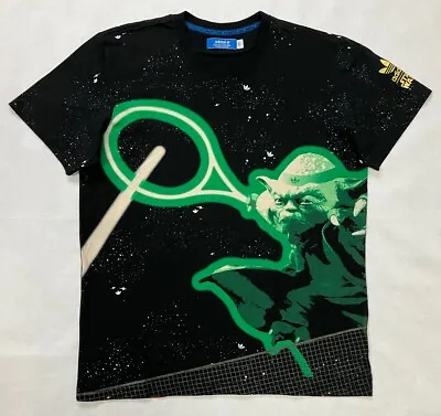 Buy Star Wars Adidas Originals Yoda V’s Darth Vader Tennis T Shirt Size: Adults L • 30£