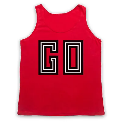 Buy Go Moby Unofficial Rave Dance Dj Album Electronica Logo Adults Vest Tank Top • 18.99£