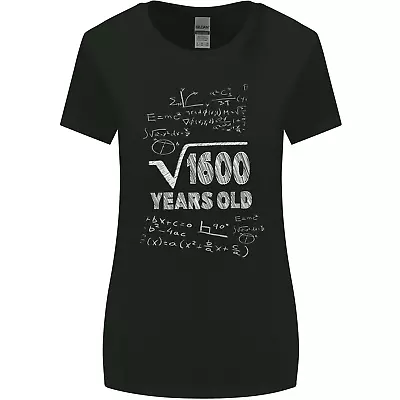 Buy 40th Birthday 40 Year Old Geek Funny Maths Womens Wider Cut T-Shirt • 8.99£