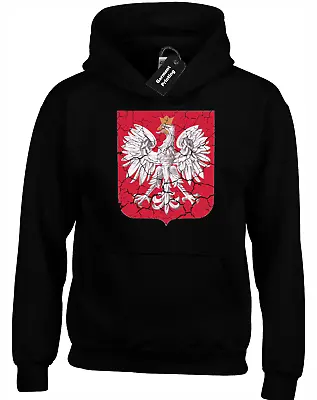 Buy Polska Eagle Hoody Hoodie Poland Polish Flag Football Patriot Gift Top Cool • 16.99£