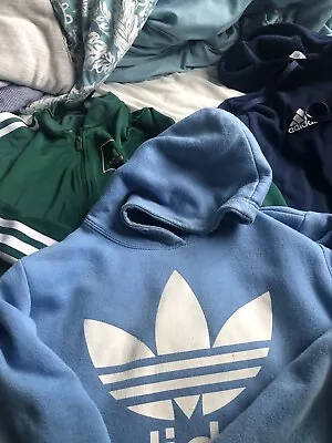 Buy Boys Teenager Young Man Adidas Jacket And 2 Hoodies Xs And M • 15.99£
