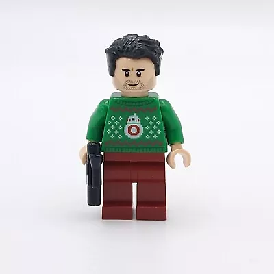 Buy Lego Star Wars Poe Dameron (Green Christmas Jumper ) Minifigure  • 7.94£