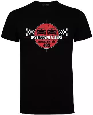Buy Street Outlaws 405 Red Circle Mens Gents Black T Shirts • 4.99£