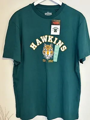 Buy Stranger Things Hawkins T Shirt Size XXL New With Tags • 5£