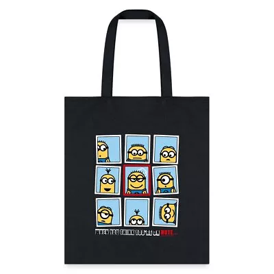 Buy Minions Merch Home Office Fun Officially Licensed Tote Bag, One Size, Black • 20.43£