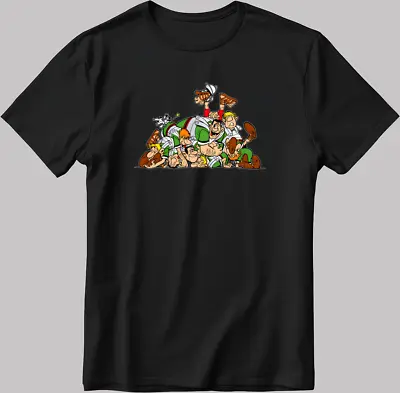 Buy Asterix And Obelix, Characters  Short Sleeve White-Black Men's / Women L340 • 9.98£
