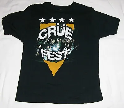 Buy Motley Crue - 2008  Crue Fest  T-Shirt - Buckcherry, Papa Roach -Size Large • 11.80£