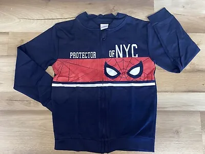 Buy Older Boys Marvel Spider-man Track Jacket 9-10 Years Zip Up • 6.95£