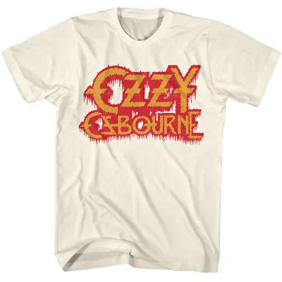 Buy Ozzy Osbourne Dripping Blood Name Logo Men's T Shirt Metal Band Merch • 45.22£