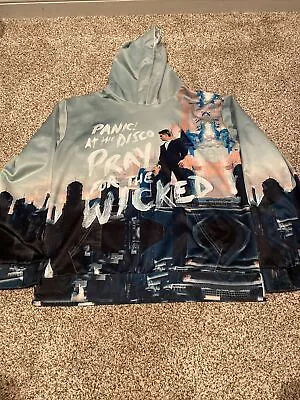 Buy PANIC! AT THE DISCO (2019) Official Pray For The Wicked  Tour Hoodie Large • 22.24£