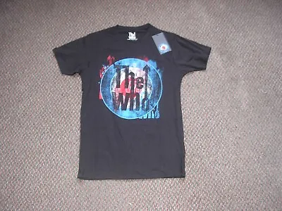 Buy Rock Off The Who Band Target Logo Textured Tee Shirt/Top/adult Small/BNWT • 5£