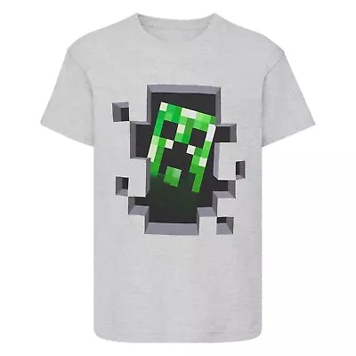Buy Minecraft Childrens/Kids Creeper T-Shirt NS6016 • 12.44£