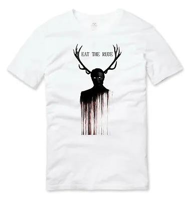 Buy Eat The Rude Hannibal Lecter T Shirt White • 13.49£