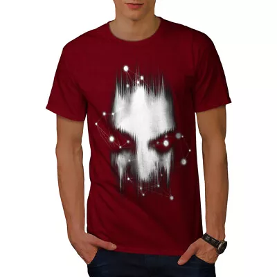 Buy Wellcoda Abstract Face Fantasy Mens T-shirt, Art Graphic Design Printed Tee • 15.99£