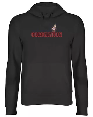 Buy Coronation Hoodie Mens Womens Just A Dad Who Loves The Coronation Top Gift • 17.99£