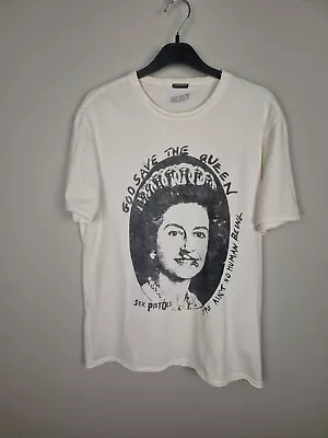 Buy Attitude God Save The Queen Sex Pistols T Shirt Size Medium • 12£