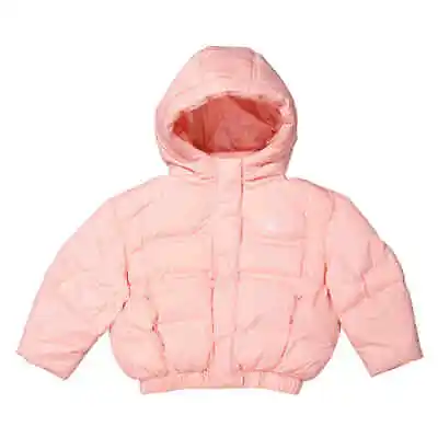 Buy Converse Girls Bleached Coral Logo Puffer Jacket, Size 4Y • 46.01£