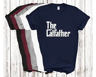 Buy The Catfather Mens Funny T-Shirt Cat Owner Best Cat Dad Godfather Father's Day • 10.99£