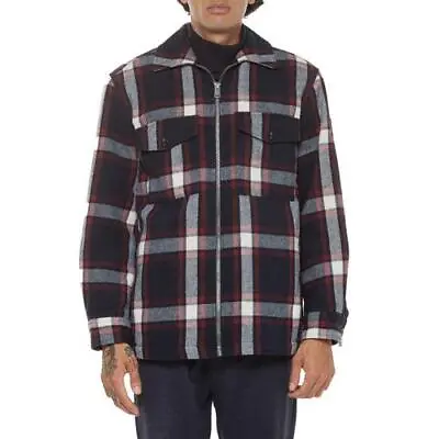 Buy Tom Tailor Men's Checkered Shirt Jacket With Sherpa Lining PN: 1037405 • 98.60£