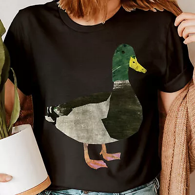 Buy Mallard Duck Drawing Retro Vintage Womens T-Shirts Tee Top #6ED • 9.99£