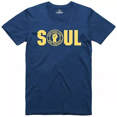 Buy Northern Soul - Soul Logo Music Mens Regular Fit Cotton T-Shirt  • 9.99£