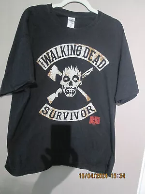 Buy The Walking Dead Survivor T Shirt Size Xxl • 14.99£