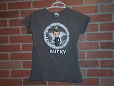 Buy The Falcon And The Winter Soldier Bucky Womans Tshirt Sz Small By Tee Turtle • 4.72£
