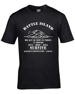 Buy Battle Royale Inspired Men's T-Shirt Cult Classic Film Japan Movie Gaming Gamer • 11£