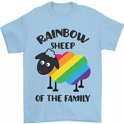 Buy Rainbow Sheep Funny Gay Pride Day LGBT Mens T-Shirt 100% Cotton • 7.99£