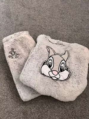 Buy Disney Bambi Thumper Rabbit Ladies Hooded Pyjamas Women Hoodie PJs Medium 12-14 • 30£