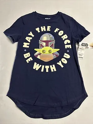 Buy Star Wars May The Force Be With You  - Women's Junior's T-shirt - Size: XS - NWT • 9.99£