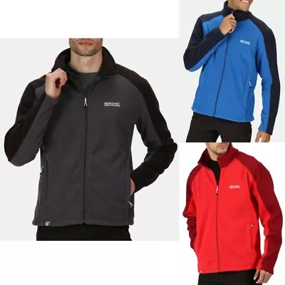 Buy Regatta Hedman II Fleece Full Zip Up MEN Warm Jacket Hiking Activewear RRP40 356 • 19.99£
