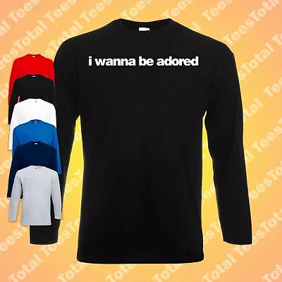 Buy I Wanna Be Adored Long Sleeve T-Shirt | Stone Roses | Manchester Madchester 90s  • 18.99£