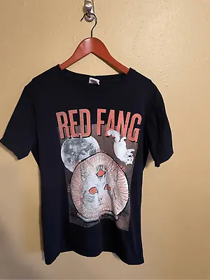 Buy Red Fang Rock Band T-Shirt Space Cat” Black Graphic Cotton Print Women’s XL • 18.05£