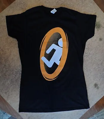 Buy Ladies T-shirt - Valve / Portal Video Game Design - Size 12-14 • 10£
